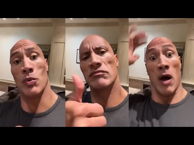 The Rock Reacts To My Videos 