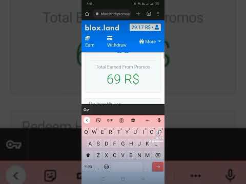 NEW PROMO** FREE ROBUX Promo code for BLOX.LAND! How to Earn From