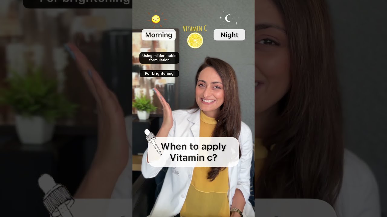 Vitamin C Serum Morning Or Night Dermatologist Suggests