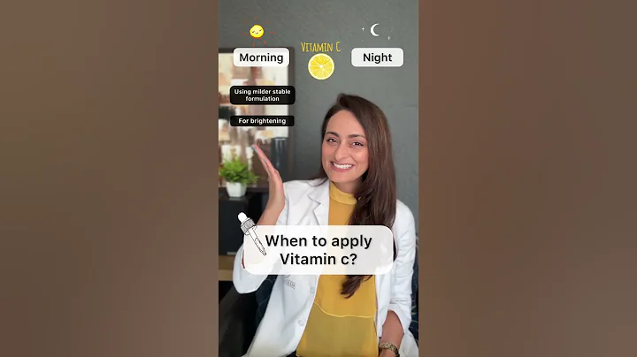 Vitamin C serum | Morning or Night | Dermatologist suggests