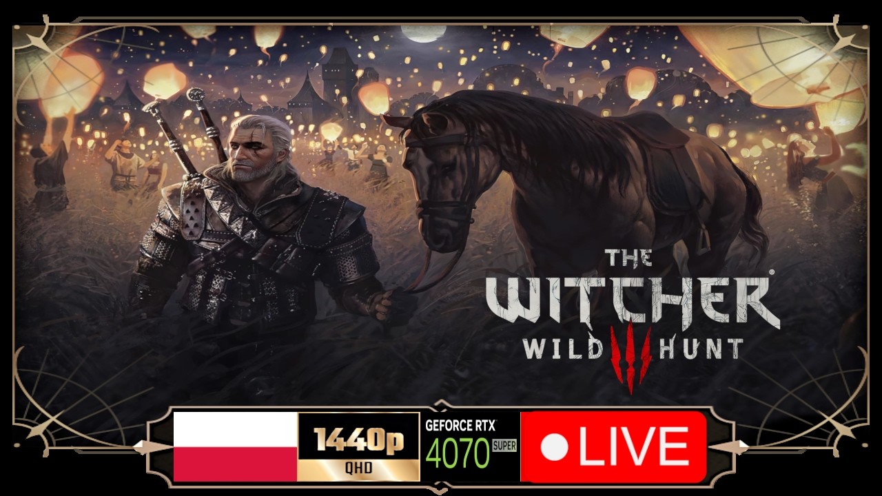 (STREAM PL) Wiedźmin 3 - 51 - KREW I WINO - Przyjęcie Mandragory (2/2)