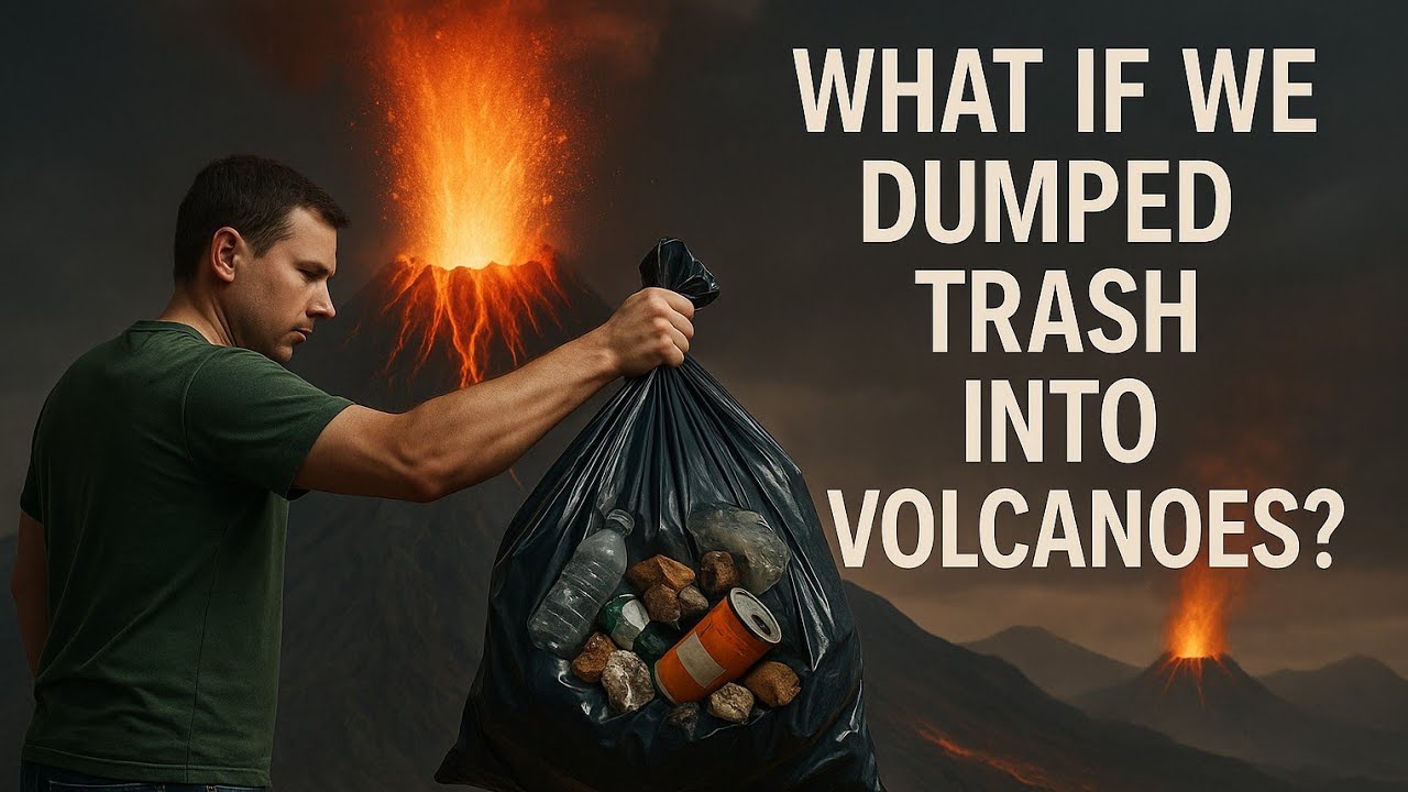 What If We Dumped Trash Into Volcanoes?