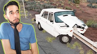 LADA VAZ 2106 İLƏ YÜKSƏK SÜRƏTLƏ SÜRÜB QƏZA TÖRƏTDİM  BEAMNG DRİVE