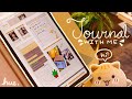 🌼 Journal with me ft. Lention + free template / memories of October 🍂 Tab S6 Lite