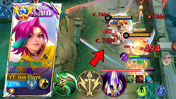 IXIA MID LANE IS TOTALLY INSANE!!😱 | IXIA BEST EMBLEM 2025 (Must try) - MLBB