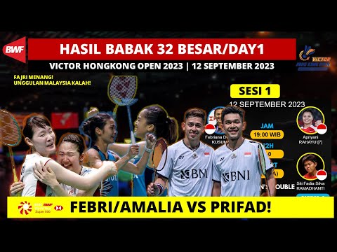 Hasil Hongkong Open 2023 Hari ini Day1/R32: Fajri ke R16 | Hongkong Open 2023    LIVE INEWS TV