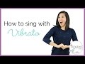 Singing Tutorial: How to Sing with Vibrato