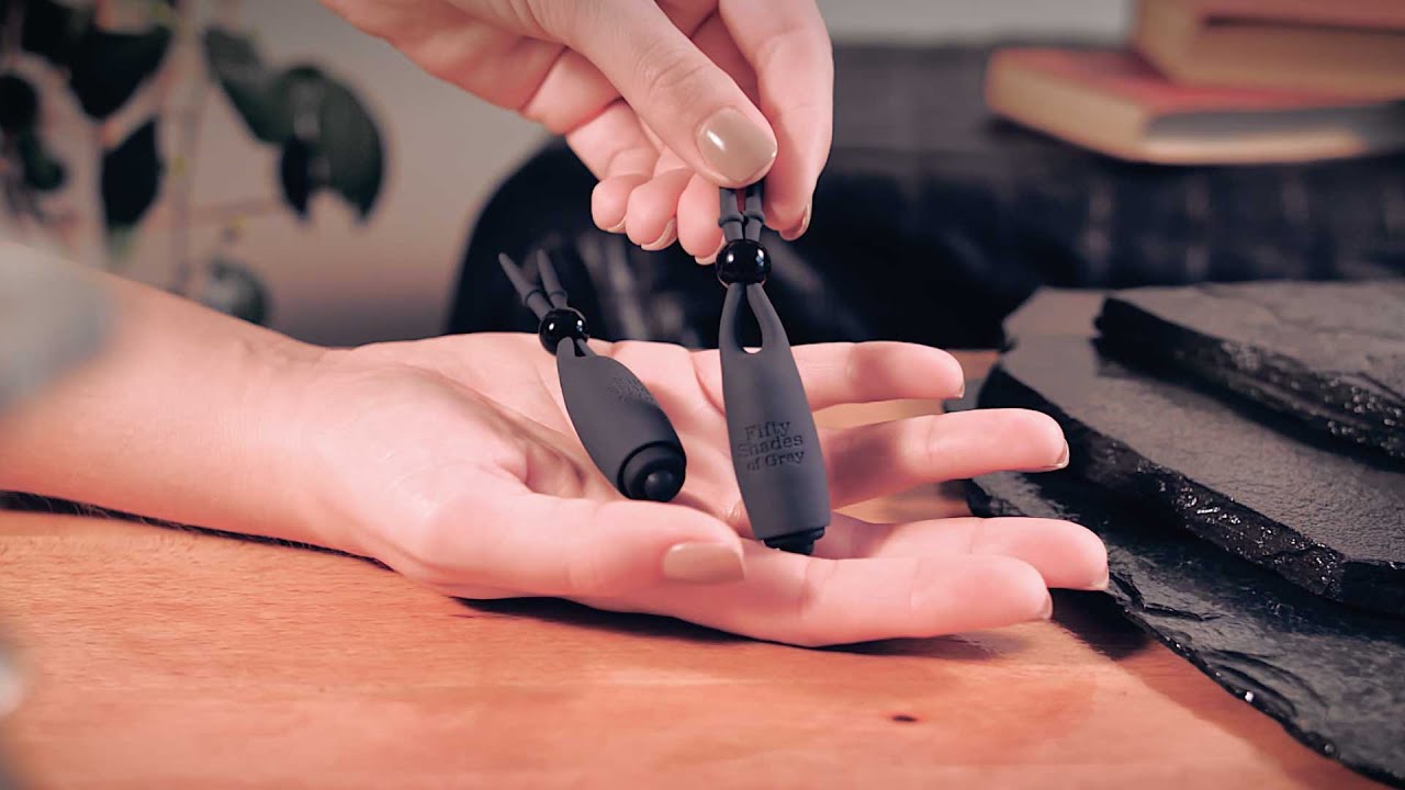 Fifty Shades of Grey | Sweet Tease Vibrating Nipple Clamps | Lovehoney