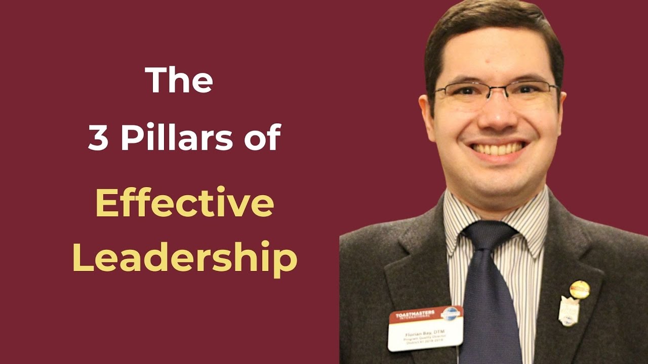 Effective Leadership based on three pillars YouTube
