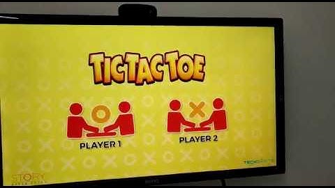 Two Player Tic-Tac-Toe Interactive Game
