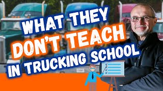 What Truck Driving School Does Not Teach You Cdl Training, Brand New Driver, Cl A License