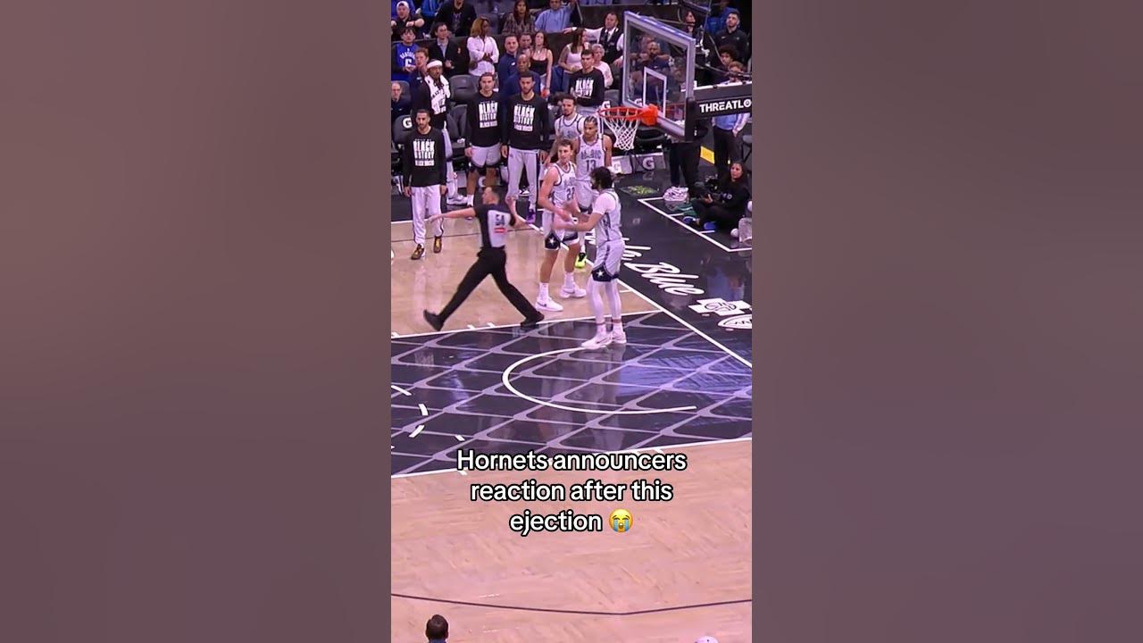 Nick Smith Jr. got ejected after tossing the ball into the crowd. 😅 #nba #basketball #bball #horne