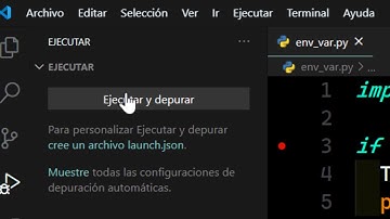 Uso de Variables de entorno con Python