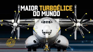Os 10 MAIORES Turboélices do Mundo - O #1 é MAIOR que um Boeing!