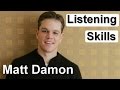 Английский на слух - интервью с Мэттом Дэймоном