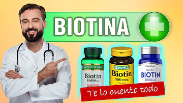 ¿Qué no se debe mezclar con la biotina?