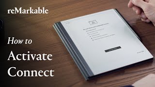 How to activate your free Connect trial | Using reMarkable