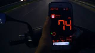 Yamaha Cygnus Rs 125Cc 2008 Gps Top Speed Max 75 Km-H