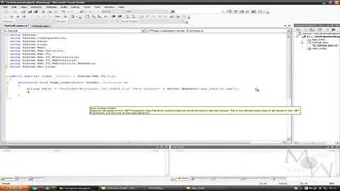 12. Visual C# ASP .NET Access Connect