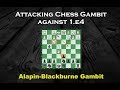 Attacking Chess Gambit against e4 (Alapin-Blackburne Gambit)