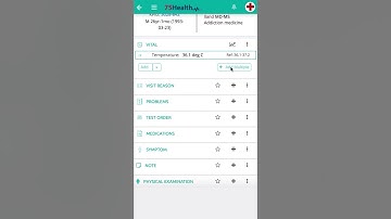 VITALS MODULE - How to store vital measurements in #75Health Software