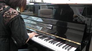 カワイピアノ HAT7 純正消音装置付 ピアノプラス - YouTube