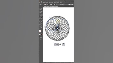 Circle Design with Ai Ellipse Tool | #short #youtubeshorts #viralshorts