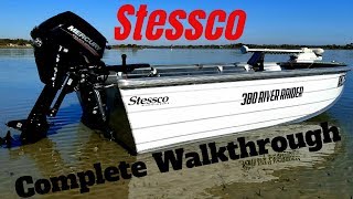 COMPLETE WALKTHROUGH!! Stessco 379 Tripper Custom Boat Build