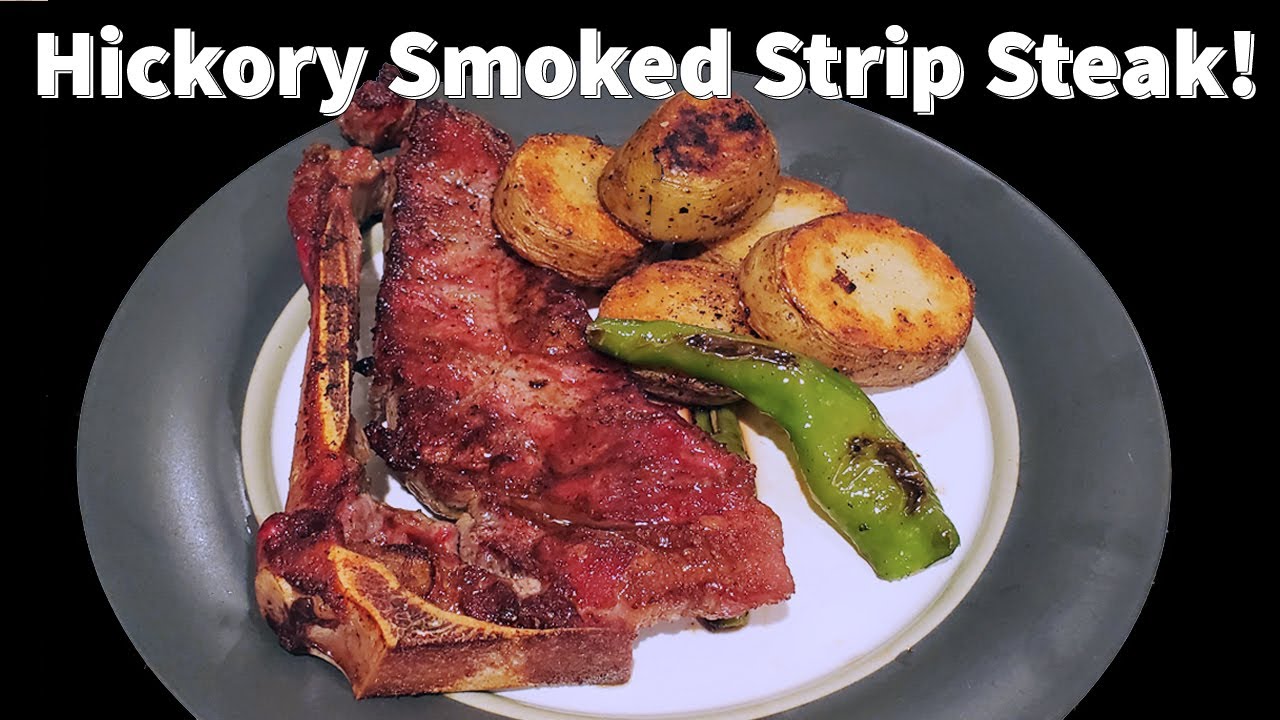 Griddle Seared Smoked Strip Steak BBQ Teacher Video Tutorials