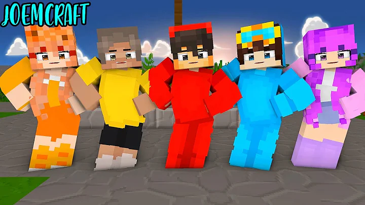 CASH, NICO, MIA, ZOEY, SHADY | CHICKEN WINGS MEME | GOMY GOMY DANCE - Minecraft Animation