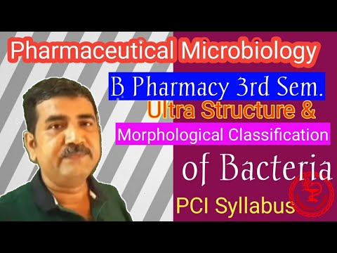 Ultra Structure and Morphological Classification of Bacteria || Pharm.Microbiology ||3rd Sem B.Pharm