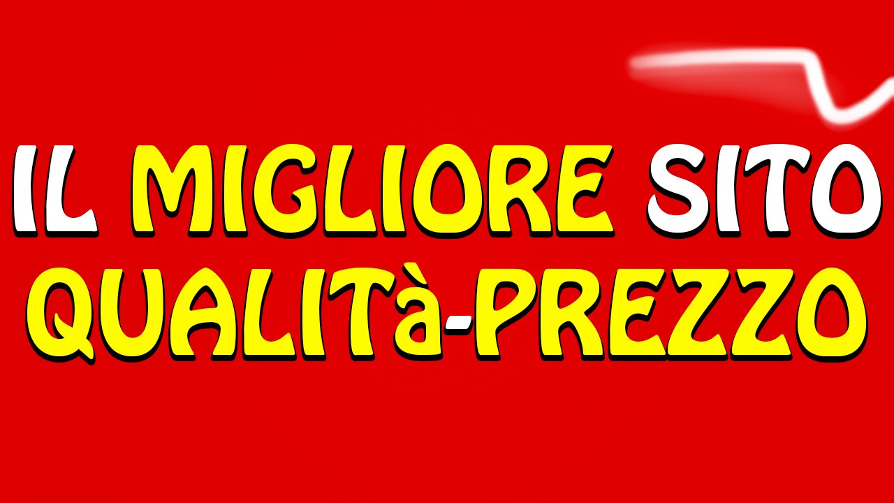 Il migliore sito per acquisti online! youtube Il miglior sito per acquisti on line