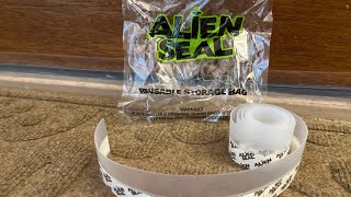 Installing Alien Seal On Our Front Door 