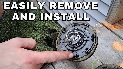 How to Remove and Install Ryobi Weed Eater Head