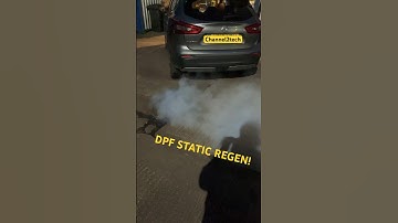 DPF static regeneration #cars #garage #repair #fail #mot #shorts