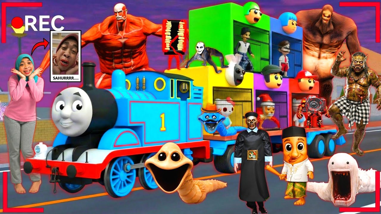 Yuta Mio Panik ‼️ Buat Penjara Kereta Thomas Paling Aman Dari Pasukan Anomali Mimi Peri Di Kota 😱