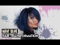 NAVY /DENIM INK BLUE HAIR TRANSFORMATION VLOG | Talia Mar