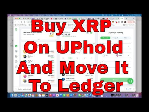How To Buy XRP On UPhold And MOVE IT TO LEDGER