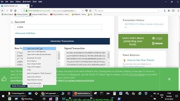How to send ether and tokens on MyEtherWallet.com