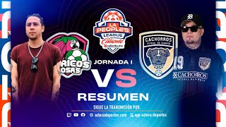 Pericos Rosas FC 2-4 Cachorros FB | Resumen Jornada 1 | La People´s League Caliente.MX