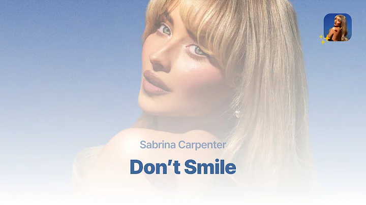 [번역/해석] 내 생각 해줬으면 좋겠어, Don't Smile by Sabrina Carpenter
