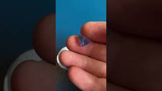 Tanzanite is one of 12 synergy stones #tanzanite#rarecrystals#meditation#youtube#youtubeshorts