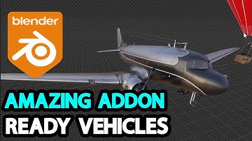 BLender Addon for Cars & Vehicles l Traffiq Addon