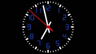 Clock Seconds Pro Analog wall clock option