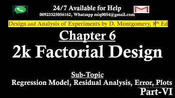 2k Factorial Design | 2k Factorial Lecture | 2k Problem Solved By Hand Part 6