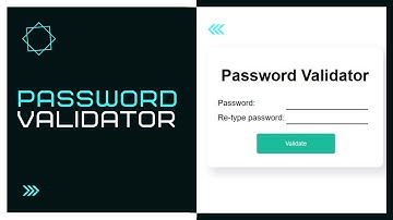 JavaScript Password Validation | programmersmode