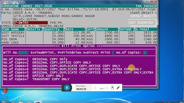 EVERSHINE SOFTWARE MIGRATION TO GST