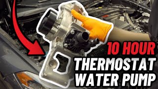 2016-2022 BMW X1 2.0L B46 B48 F48 THERMOSTAT/WATER PUMP | ALTERNATOR BRACKET REPLACEMENT | TUTORIAL