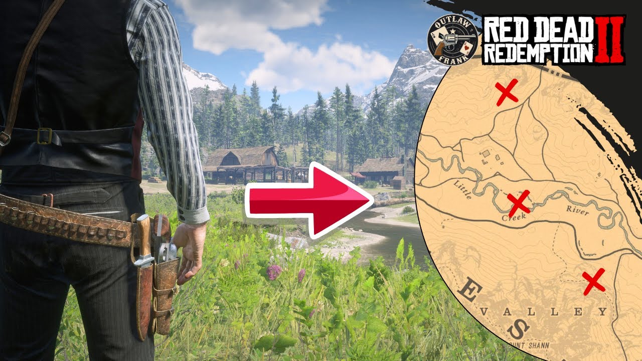 RDR2 Collectibles Guide:Big Valley (Cards, Bones & More) - YouTube