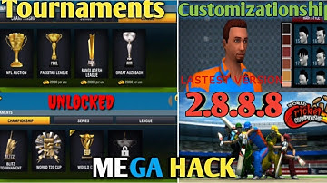 WCC2 MAGA HACK 2.8.8.8 VERSION ALL TOURNAMENT UNLOCKED||MR.CREATIVEGAMER||